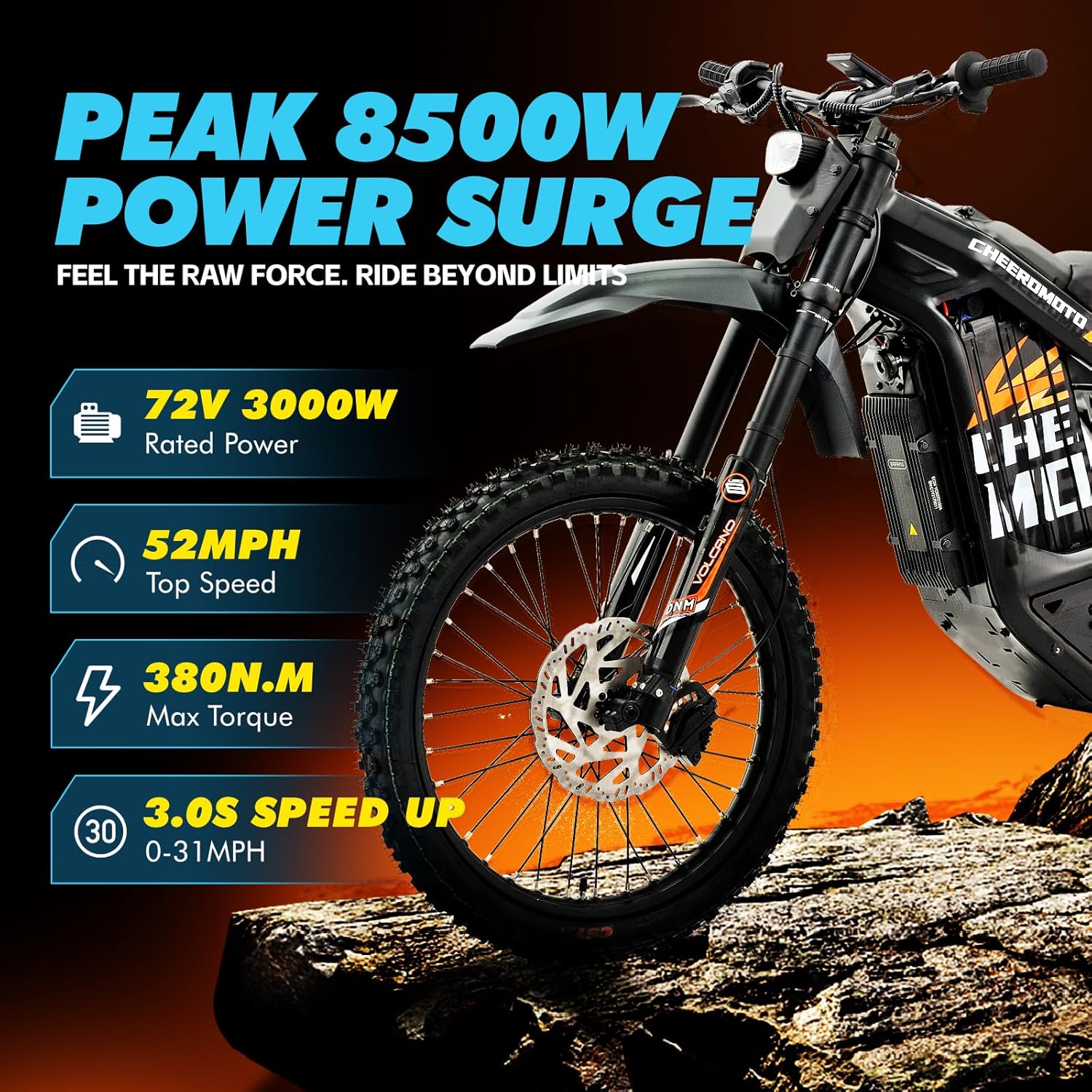 CHEERDMOTO electric dirt bike review setup process
