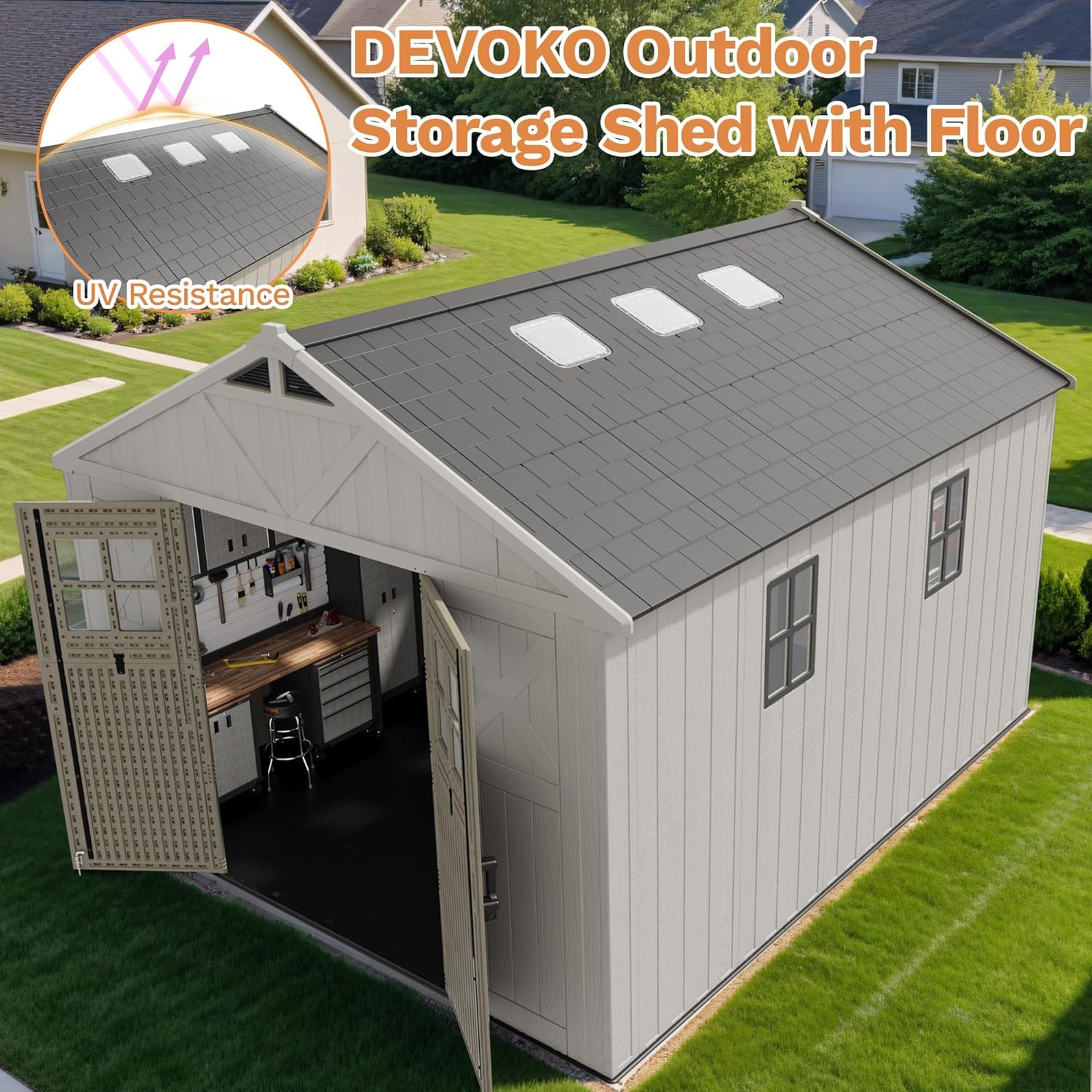 Step-by-step setup guide for Devoko 10x12 resin shed review,Devoko resin shed review and rating,is Devoko 10x12 shed worth buying,Devoko outdoor storage shed review pros cons,Devoko shed review honest opinion,Devoko plastic garden shed review verdict