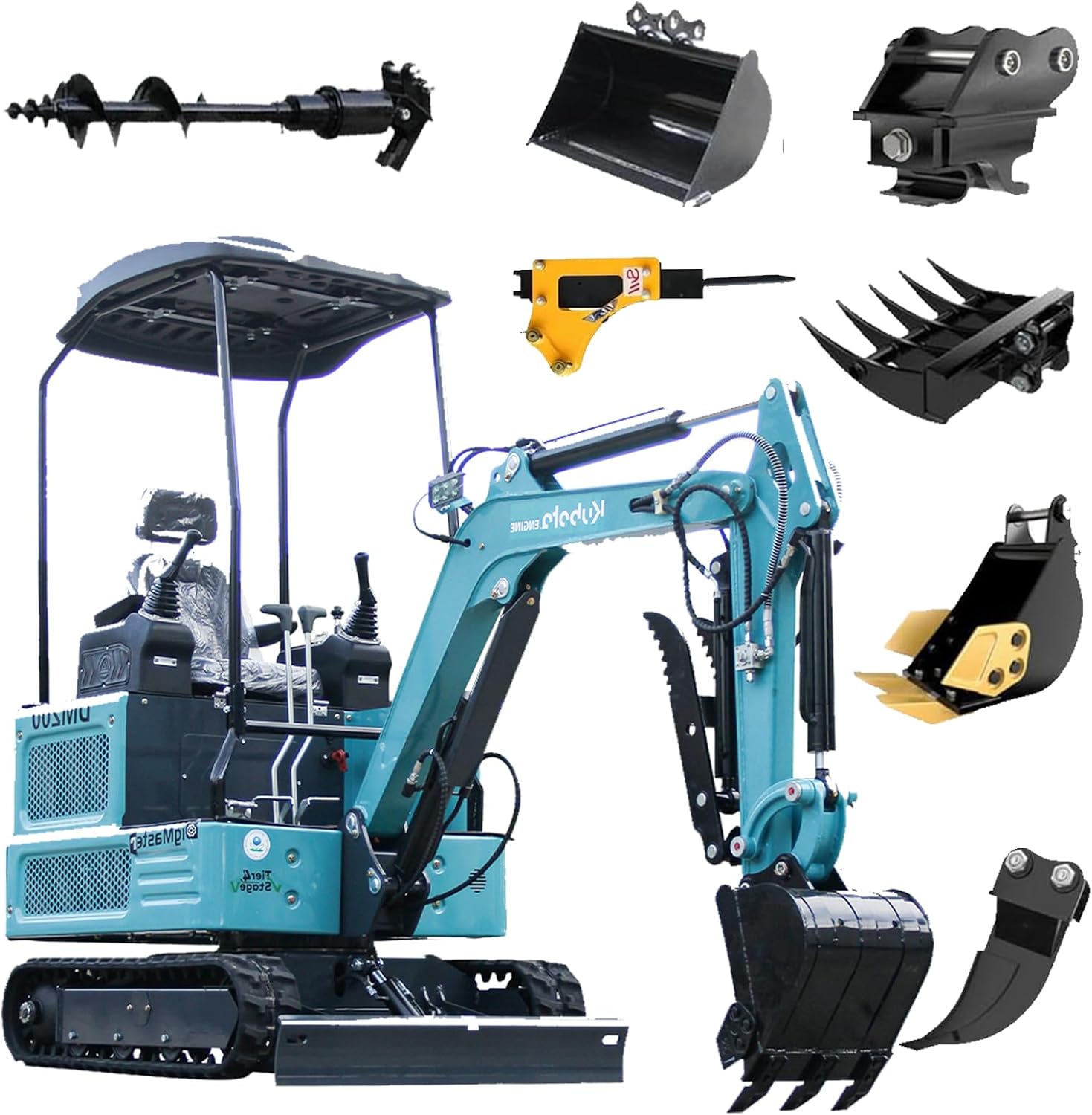 DigMaster DM200 mini excavator review,DM200 mini excavator review and rating,is DigMaster DM200 worth buying,DigMaster DM200 review pros cons,DM200 mini excavator honest opinion,DigMaster DM200 review verdict — full unboxing showing every item included