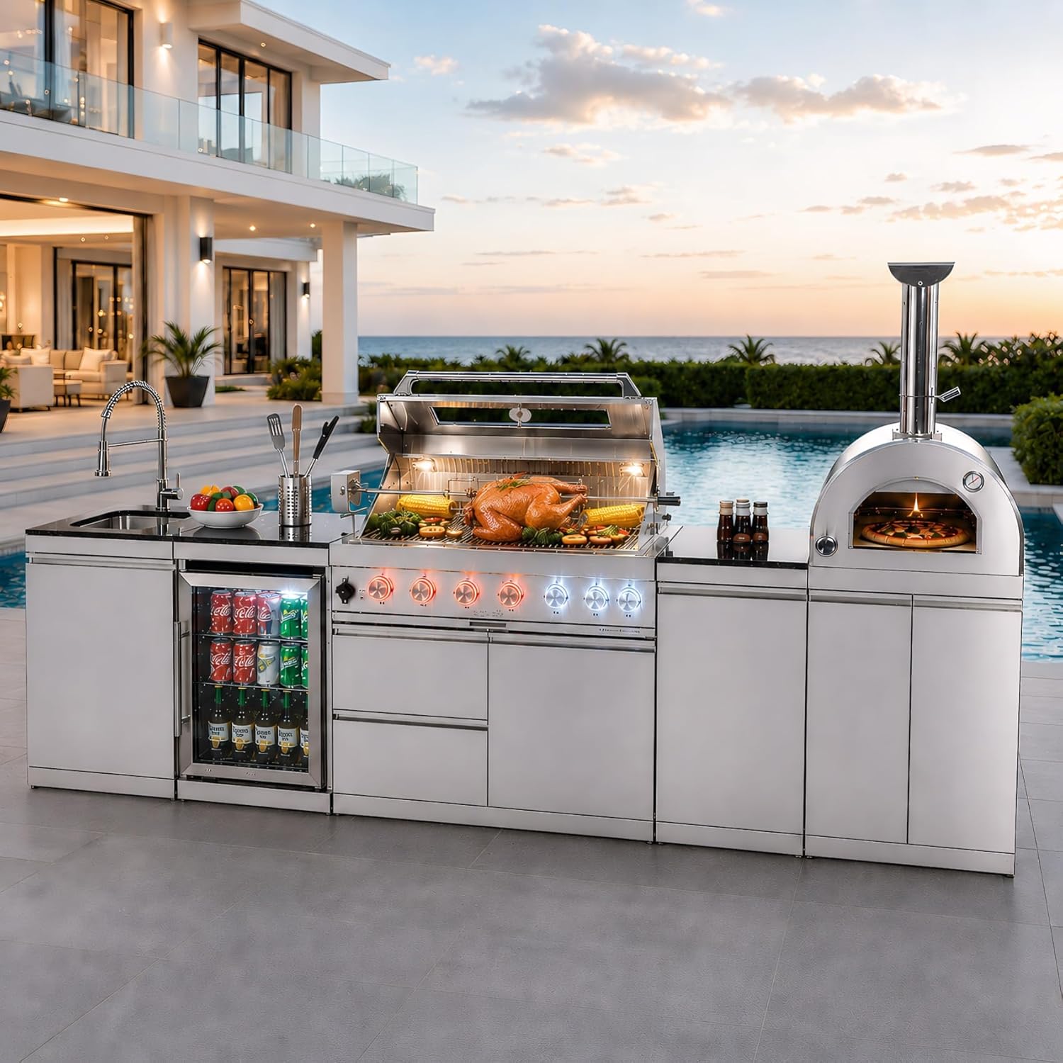 Doredo outdoor kitchen review full box contents and build quality