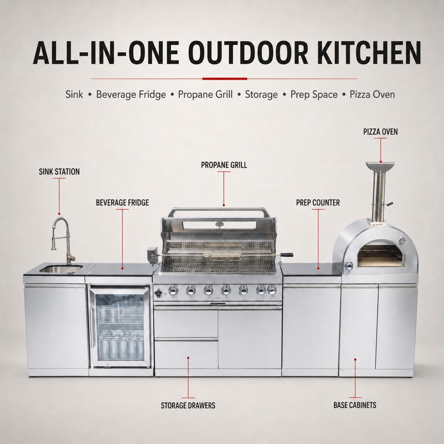 Doredo outdoor kitchen review week-by-week testing diary