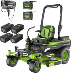 Image 1 of Greenworks 80V MaximusZ zero turn mower review