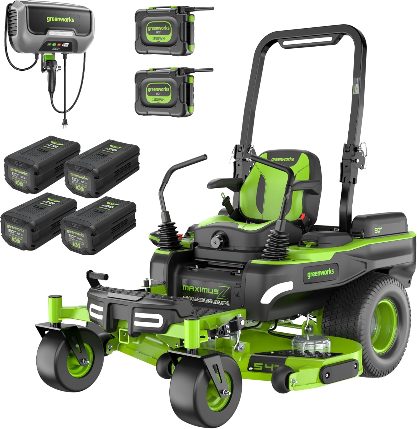 Greenworks 80V MaximusZ zero turn mower review,Greenworks 80V MaximusZ mower review and rating,Is Greenworks 80V MaximusZ worth buying,Greenworks 80V MaximusZ mower review pros cons,Greenworks 80V MaximusZ review honest opinion,Greenworks 80V MaximusZ mower review verdict — full unboxing showing every item included