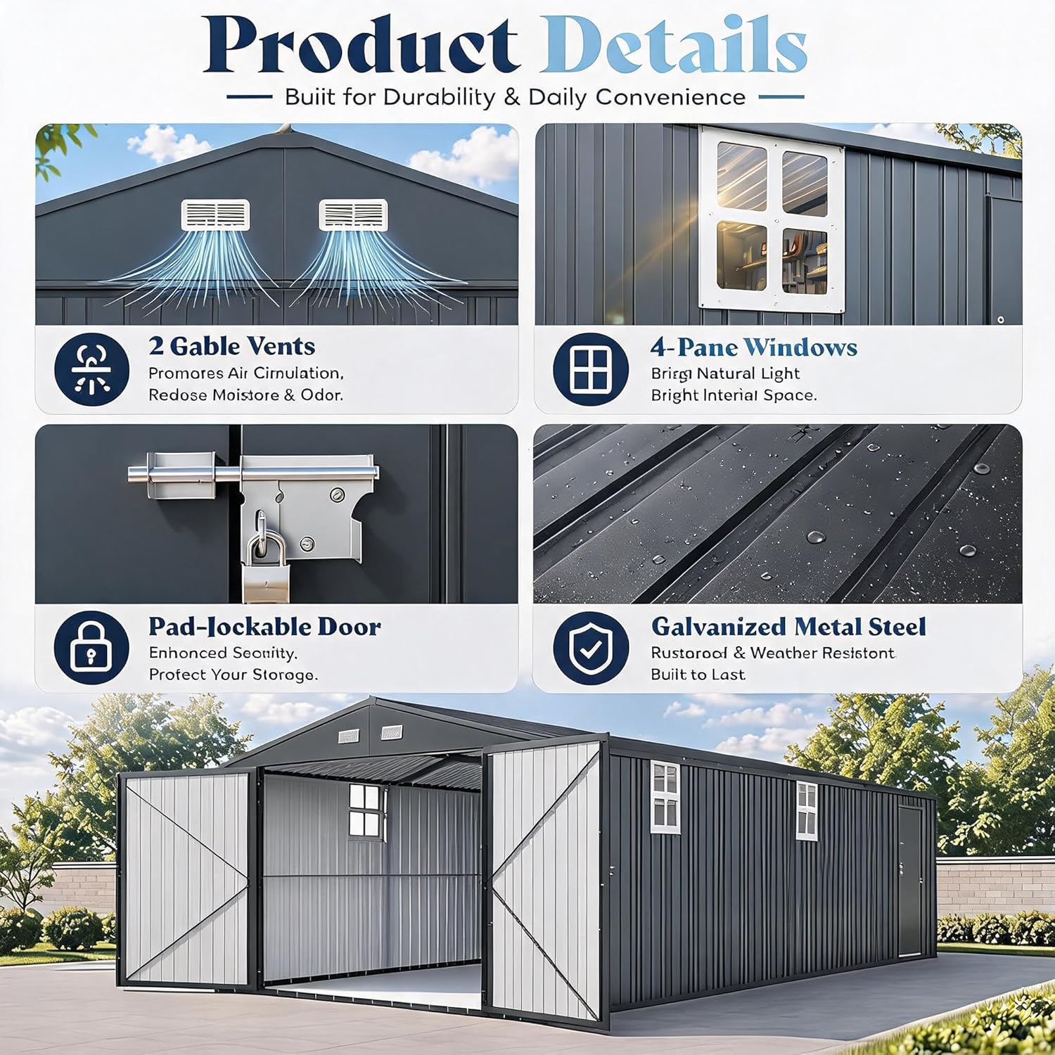 IDEALHOUSE 12x25 metal garage shed review,IDEALHOUSE metal garage shed review and rating,is IDEALHOUSE 12x25 shed worth buying,IDEALHOUSE 12x25 shed review pros cons,IDEALHOUSE metal garage shed review honest opinion,IDEALHOUSE 12x25 shed review verdict compared against top alternatives