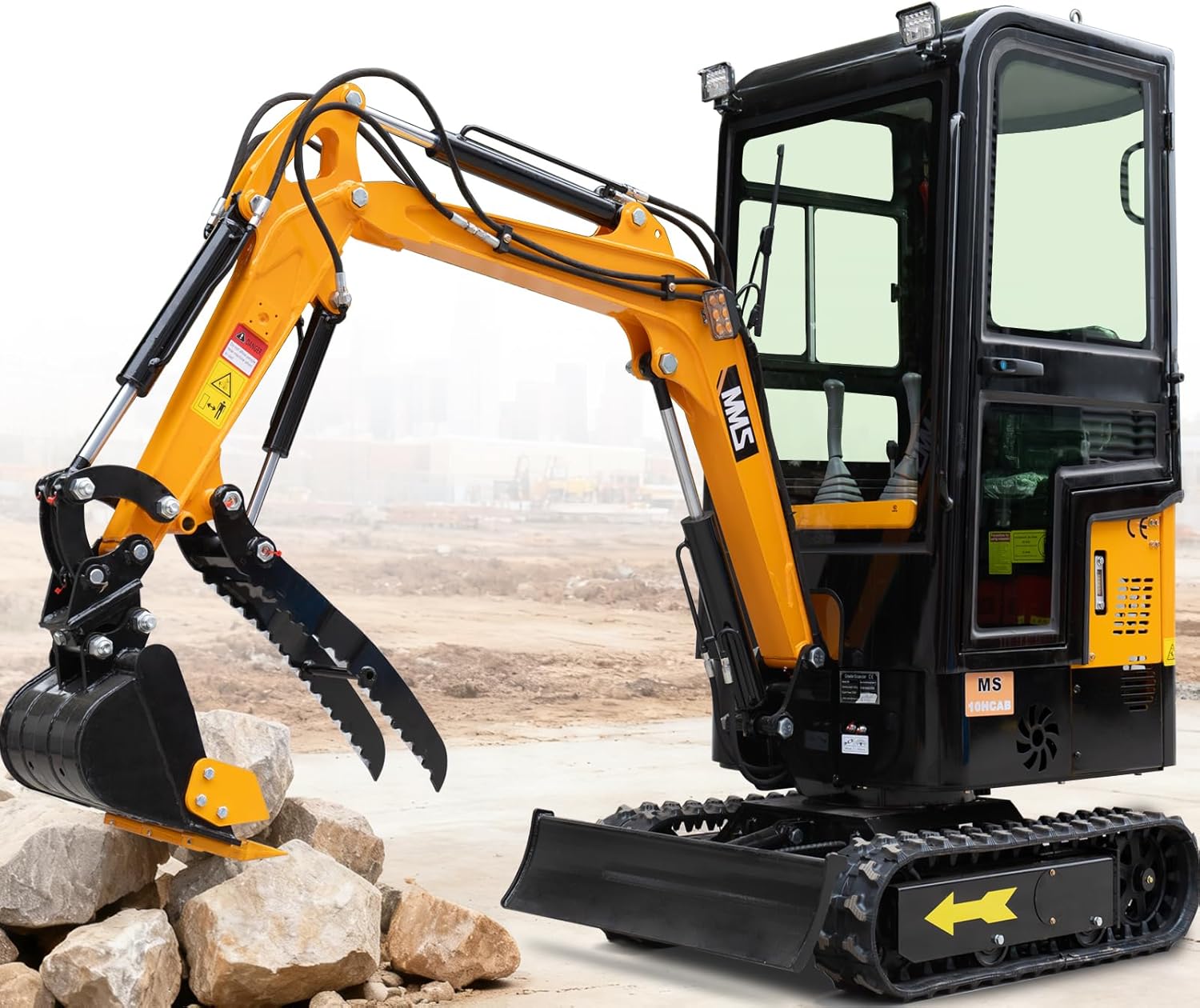 MMS 1 ton mini excavator review,MMS MS10HCAB review and rating,is MMS 1 ton mini excavator worth buying,MMS mini excavator review pros cons,MMS 1 ton excavator review honest opinion,MMS MS10HCAB excavator review verdict unboxing — what is included in the package