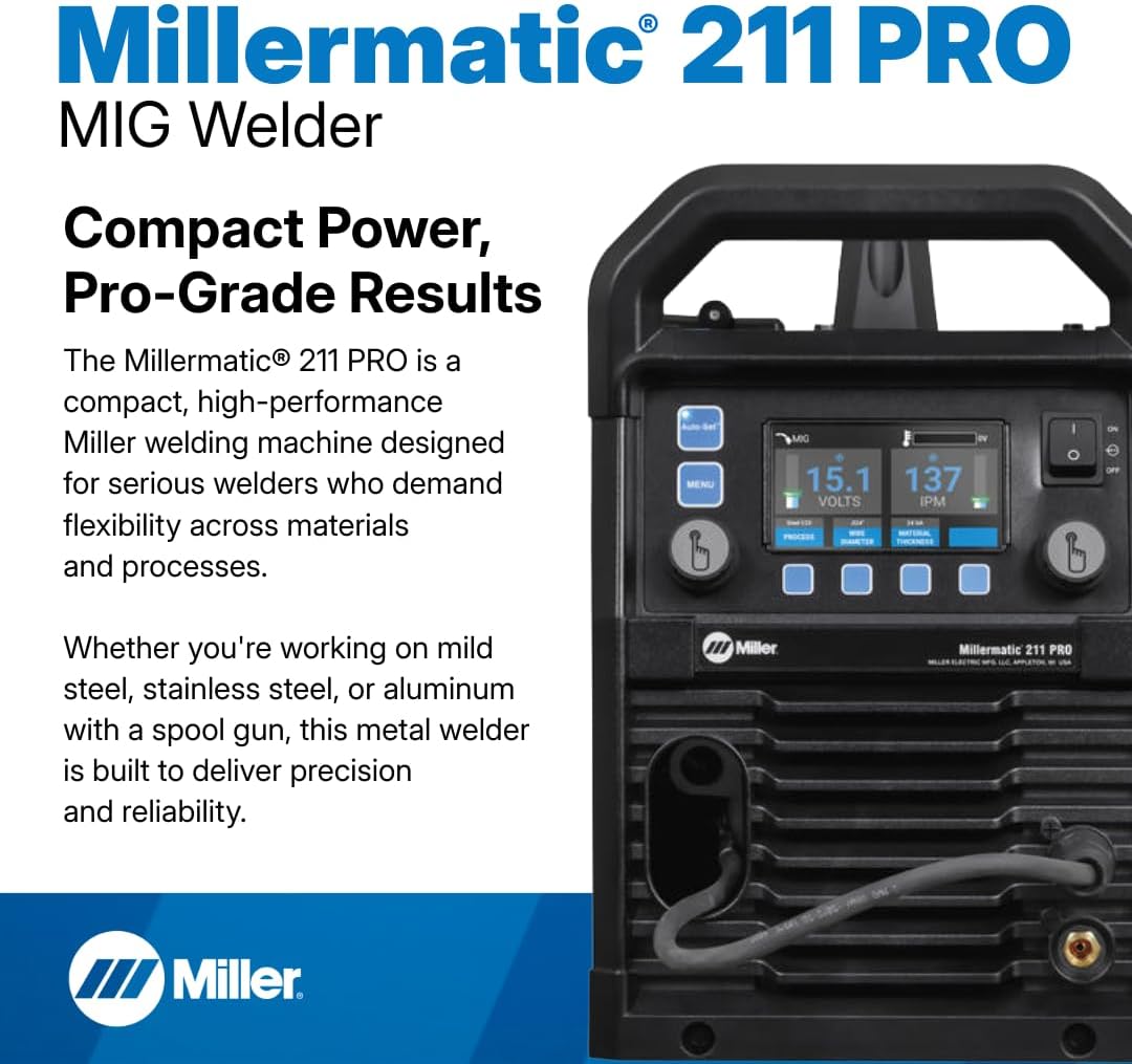 Millermatic 211 PRO Review: Pros & Cons Worth Buying? 2 Millermatic 211 PRO review,Millermatic 211 PRO review and rating,is Millermatic 211 PRO worth buying,Millermatic 211 PRO review pros cons,Millermatic 211 PRO review honest opinion,Miller Millermatic 211 PRO review verdict unboxing and complete package contents