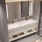 Image 1 of PONLTTEY 100 bathroom vanity review