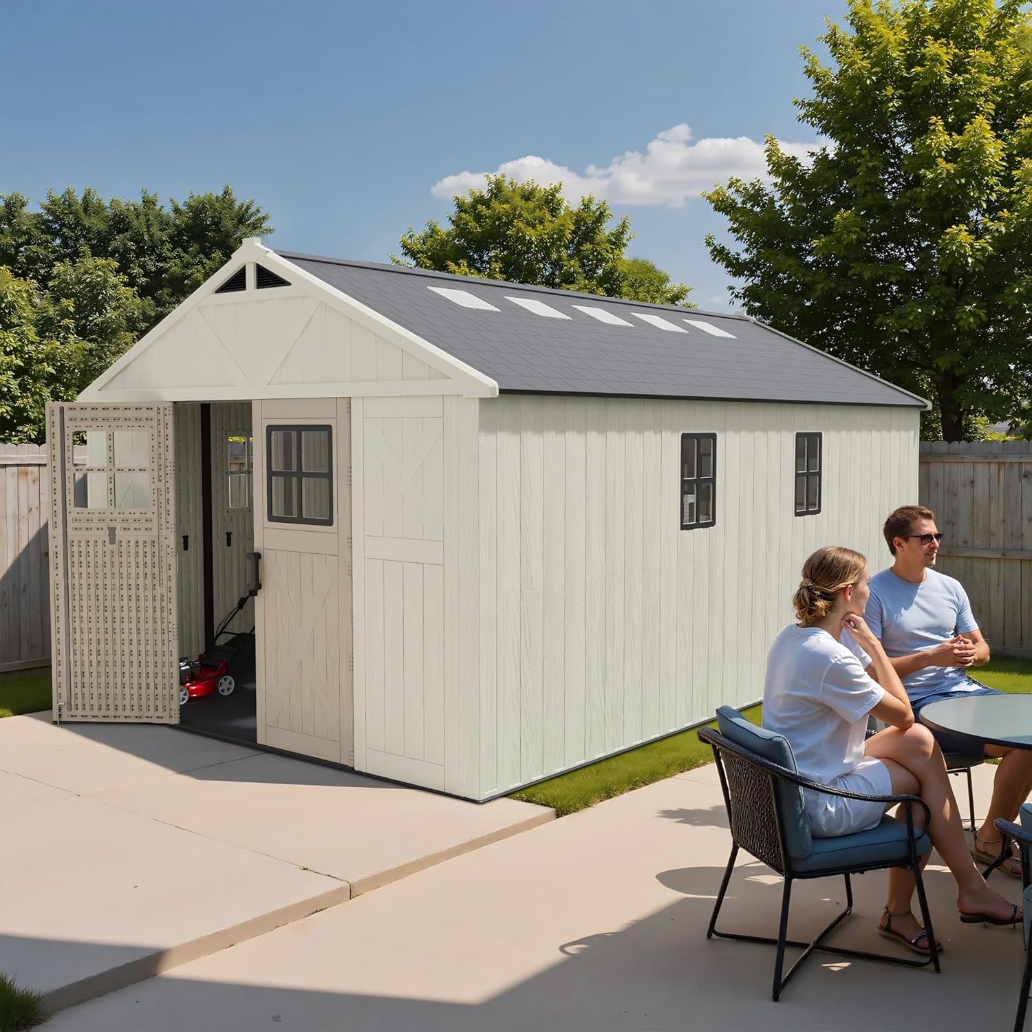 Patiowell 10x16 shed review,Patiowell 10x16 shed review and rating,is Patiowell shed worth buying,Patiowell 10x16 shed review pros cons,Patiowell shed review honest opinion,Patiowell 10x16 shed review verdict — design and build quality detail