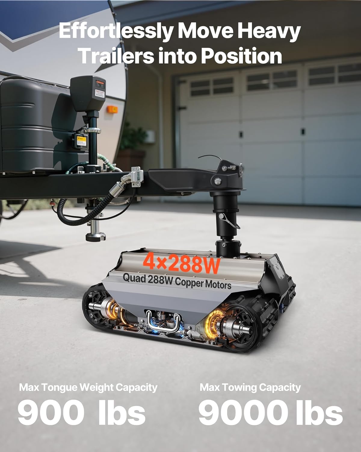VEVOR electric trailer mover review unboxing and complete package contents