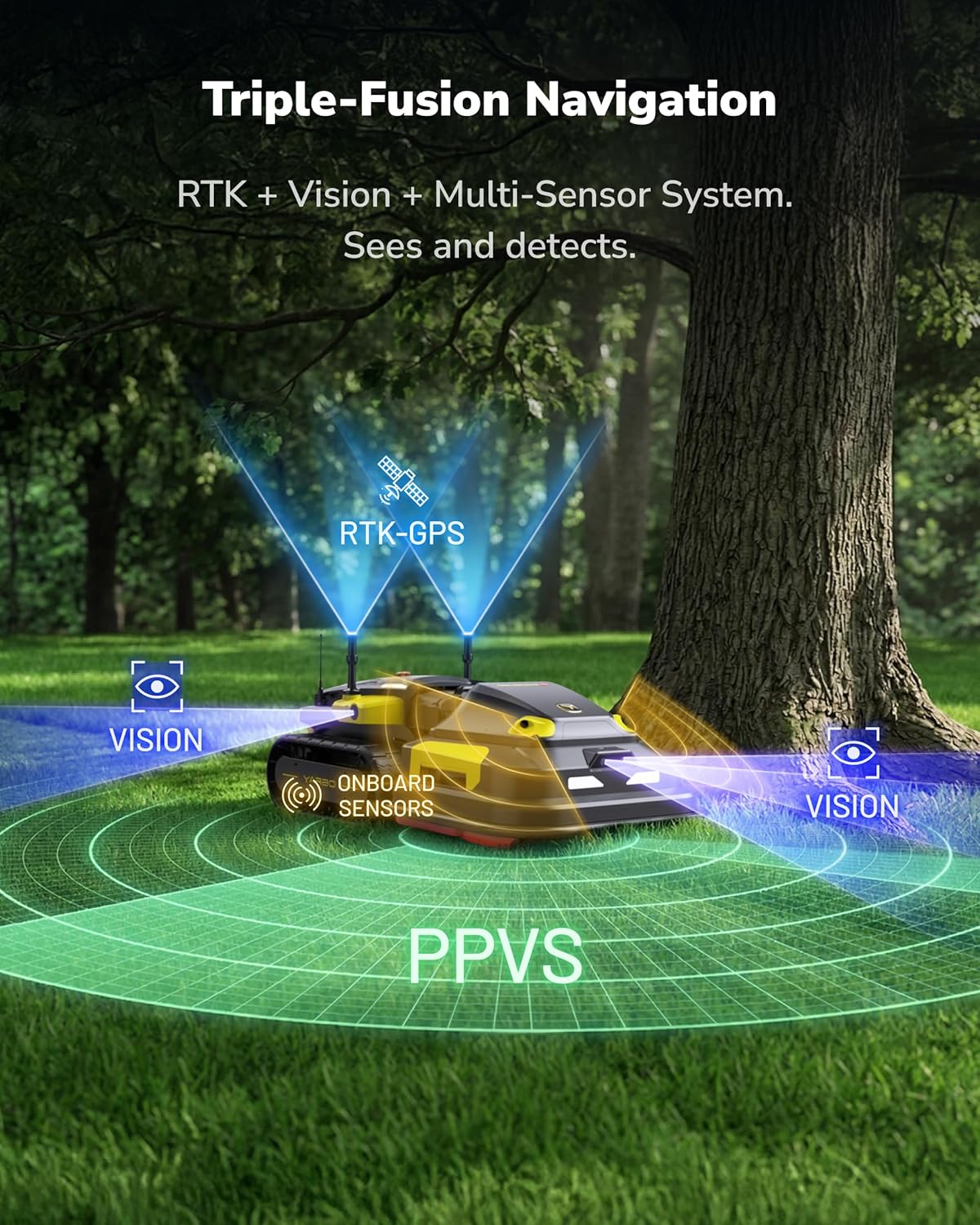 YARBO robot lawn mower review performance testing and real-world results on a large lawn with steep slopes