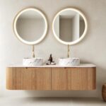 Image 1 of AmbroVania 60 inch bathroom vanity review