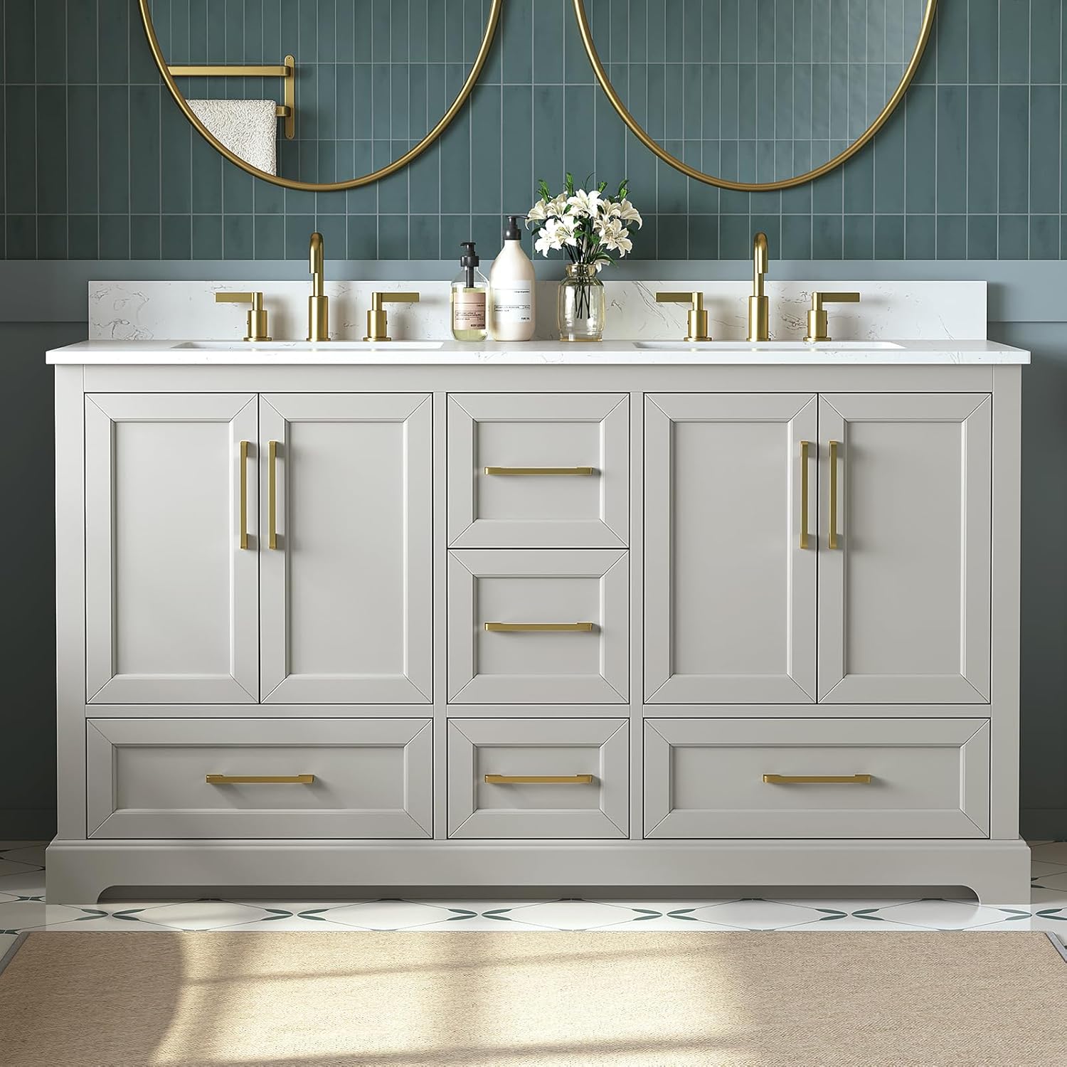 DELUXE LIVING 60 inch double sink vanity review,DELUXE LIVING 60 inch vanity review and rating,is DELUXE LIVING vanity worth buying review,DELUXE LIVING 60 inch double sink review pros cons,DELUXE LIVING vanity review honest opinion,DELUXE LIVING 60 inch vanity review verdict unboxing — what comes in the box