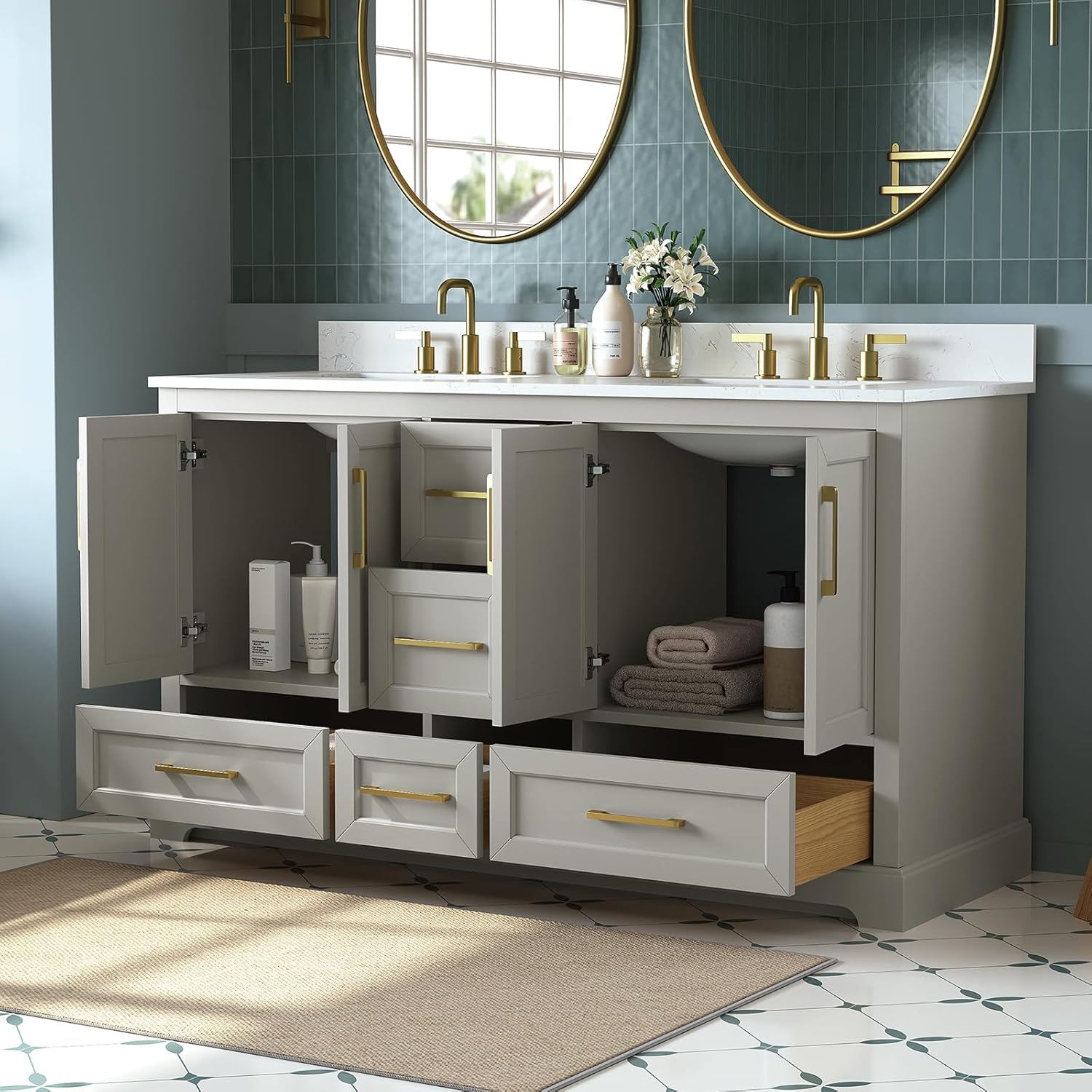DELUXE LIVING 60 inch double sink vanity review,DELUXE LIVING 60 inch vanity review and rating,is DELUXE LIVING vanity worth buying review,DELUXE LIVING 60 inch double sink review pros cons,DELUXE LIVING vanity review honest opinion,DELUXE LIVING 60 inch vanity review verdict performance test results