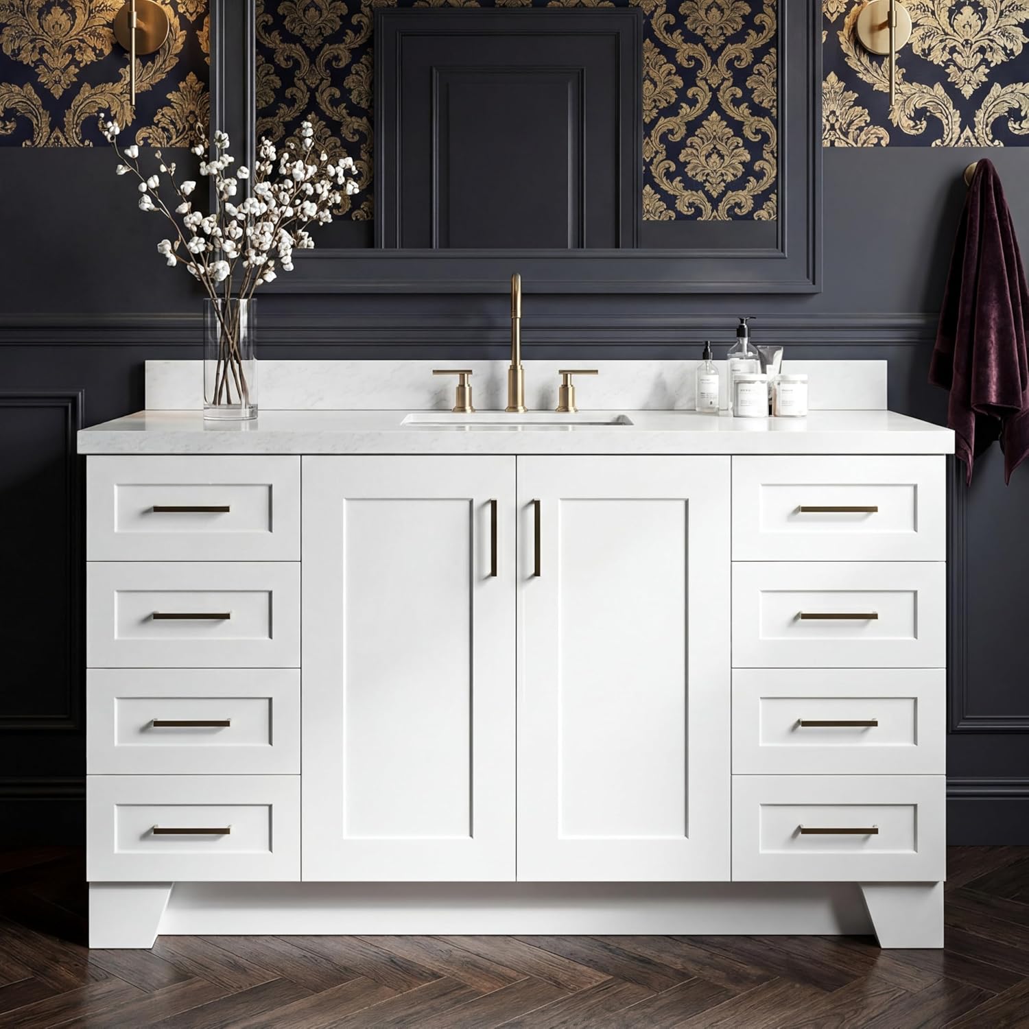DKB Emilia 60 inch bathroom vanity review,DKB Emilia bathroom vanity review and rating,is DKB Emilia vanity worth buying,DKB Emilia vanity review pros cons,DKB Emilia vanity review honest opinion,DKB Emilia bathroom vanity review verdict — full unboxing showing every item included