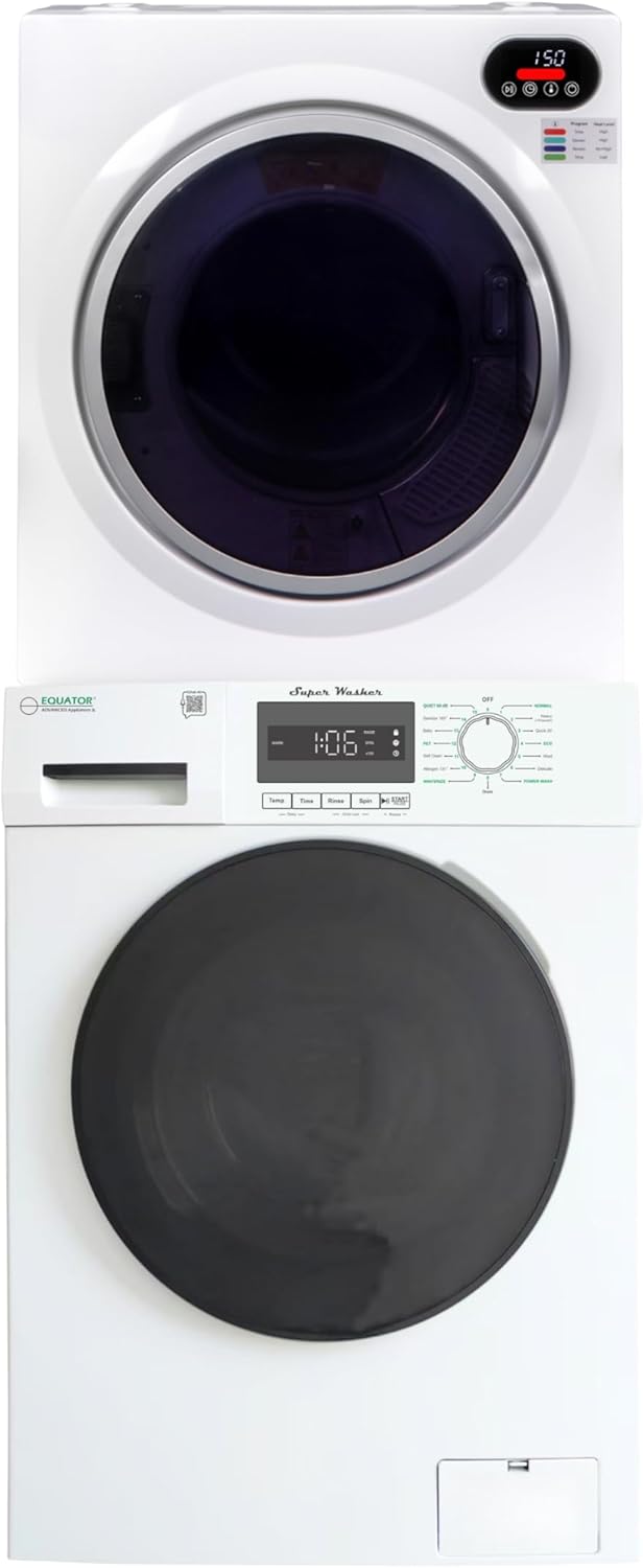 Equator stackable washer dryer review detailed features and technical specifications