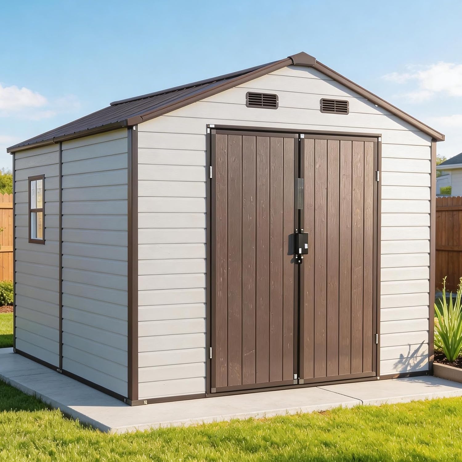 FammyLoft 8x8 Resin Shed Review: Honest Pros & Cons 1 FammyLoft 8x8 resin shed review,FammyLoft 8x8 shed review and rating,is FammyLoft 8x8 shed worth buying,FammyLoft 8x8 resin shed review pros cons,FammyLoft 8x8 shed review honest opinion,FammyLoft 8x8 resin shed review verdict — full package contents