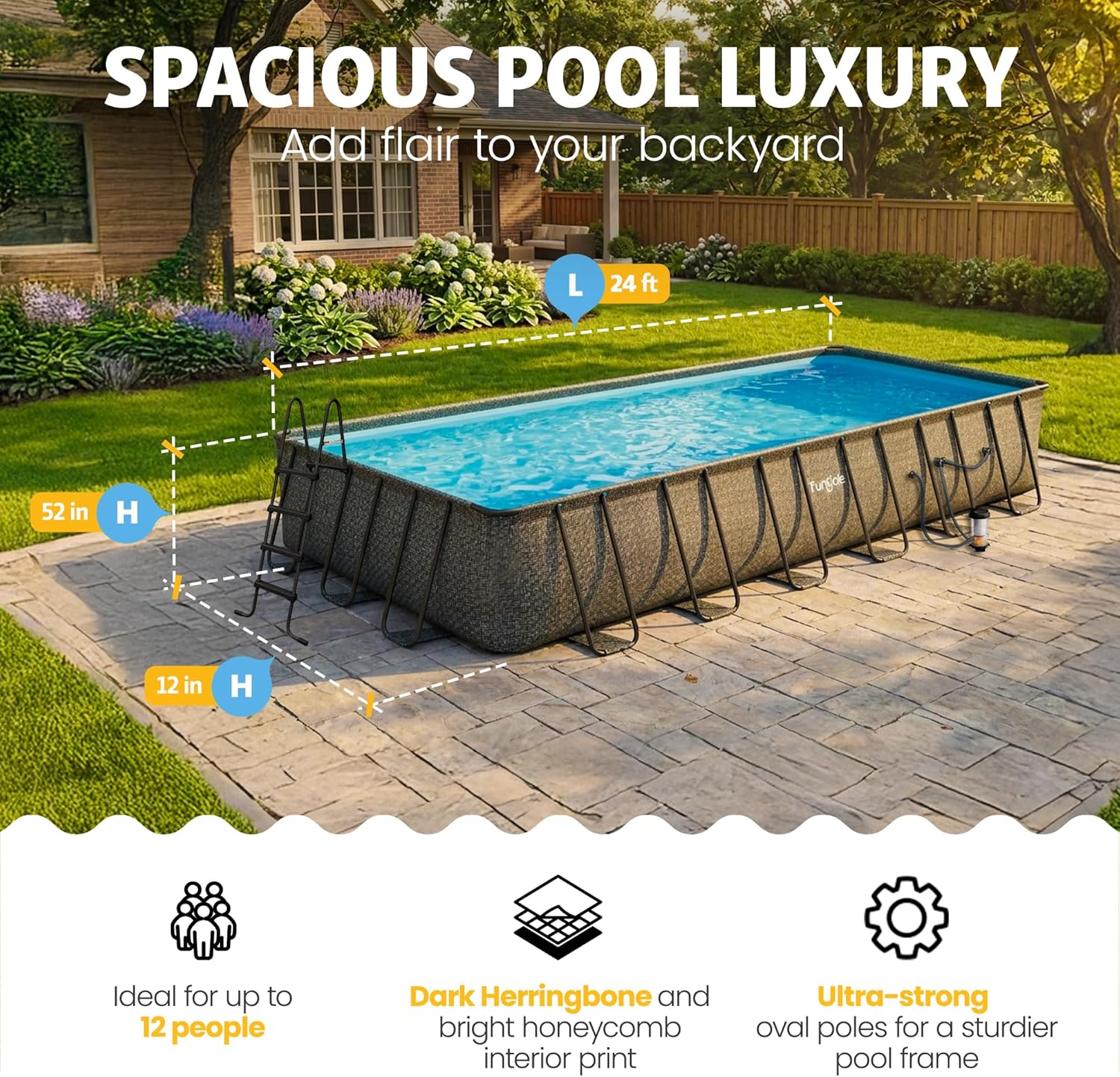 Funsicle Oasis Designer Lap pool review,Funsicle Oasis pool review and rating,is Funsicle Oasis worth buying,Funsicle above ground pool review pros cons,Funsicle Oasis pool honest opinion,Funsicle Oasis Designer Lap review verdict key features and specifications overview