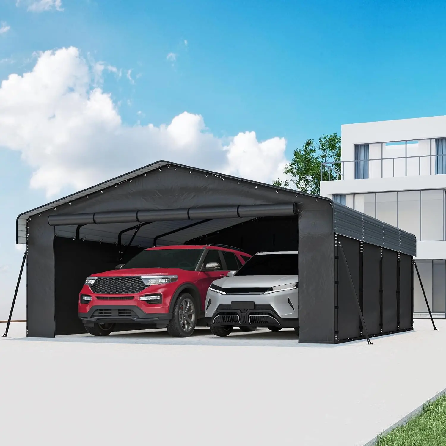 Real Relax 20x20 carport review,Real Relax carport review pros cons,heavy duty metal carport review honest opinion,20x20 carport review and rating,Real Relax carport review verdict,is Real Relax carport worth buying - detailed features and technical specifications
