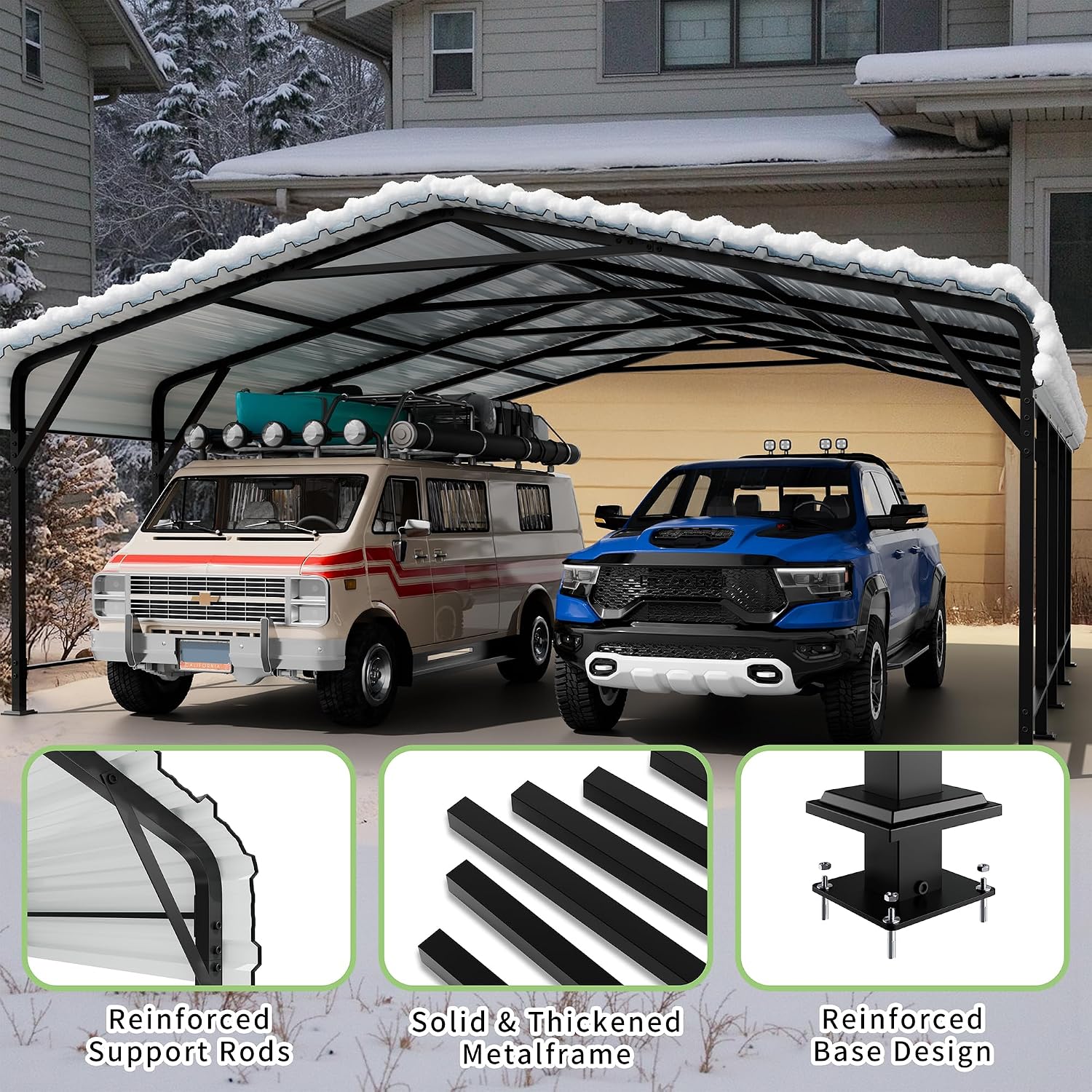 Shintenchi 20x20 FT Metal Carport Review: Honest Pros & Cons 3 Shintenchi 20x20 FT Metal Carport review,Shintenchi metal carport review and rating,is Shintenchi carport worth buying,Shintenchi carport review pros cons,Shintenchi carport review honest opinion,Shintenchi metal carport review verdict performance results — claims verified against real-world testing