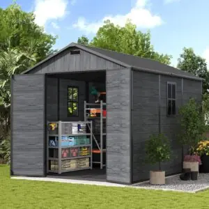 Image 1 of UDPATIO resin storage shed review
