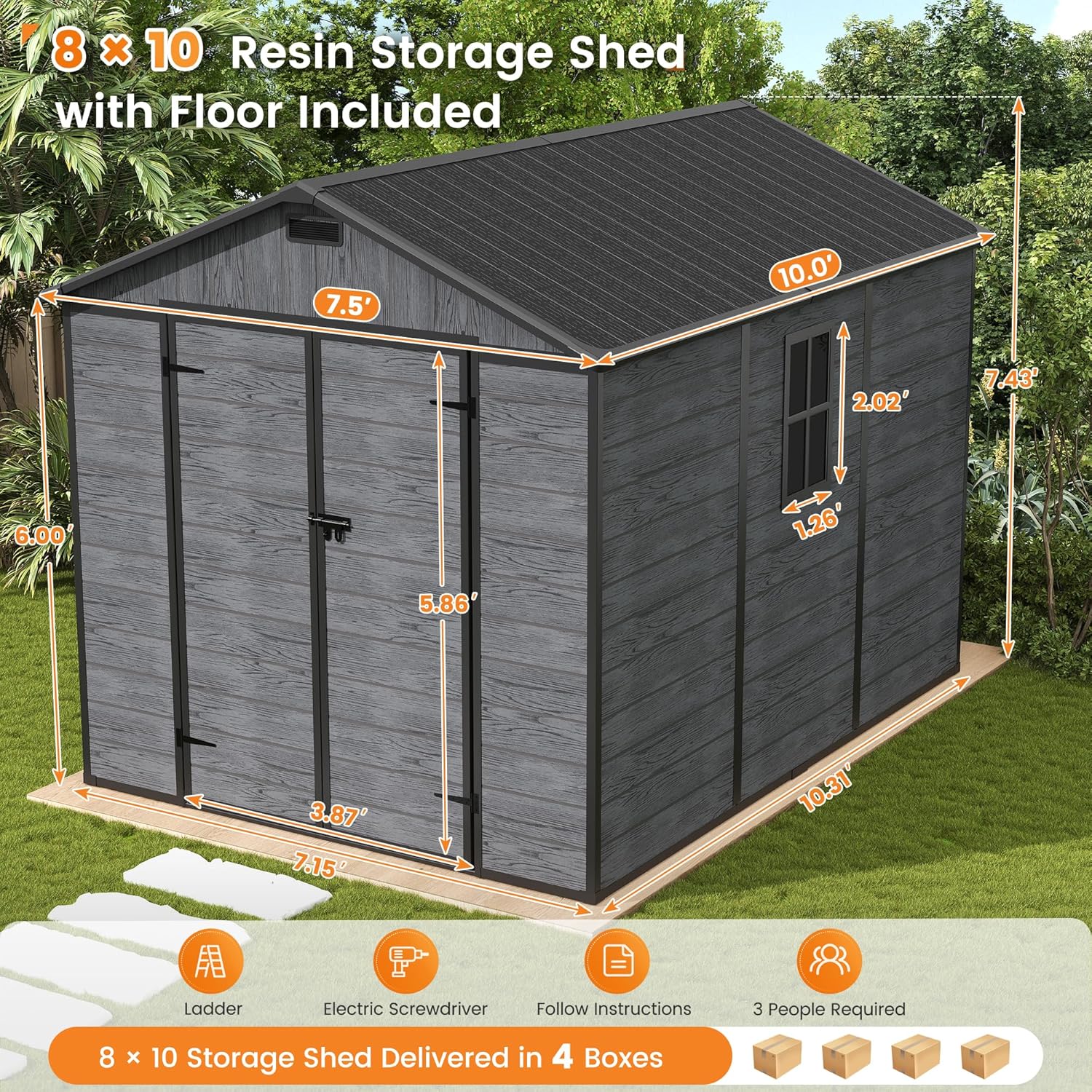 UDPATIO Resin Storage Shed Review: Pros & Cons Worth Buying? 2 UDPATIO resin storage shed review, UDPATIO shed review and rating, is UDPATIO storage shed worth buying, UDPATIO 8x10 resin shed review pros cons, UDPATIO outdoor shed review honest opinion, UDPATIO plastic shed review verdict key features examined up close