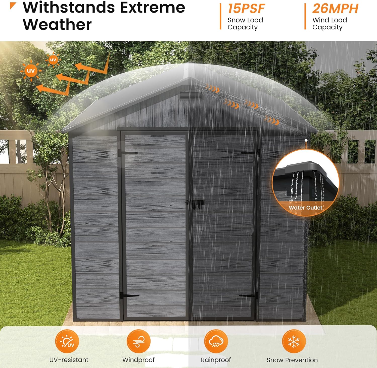 UDPATIO Resin Storage Shed Review: Pros & Cons Worth Buying? 3 Setting up the UDPATIO resin storage shed review, UDPATIO shed review and rating, is UDPATIO storage shed worth buying, UDPATIO 8x10 resin shed review pros cons, UDPATIO outdoor shed review honest opinion, UDPATIO plastic shed review verdict for the first time