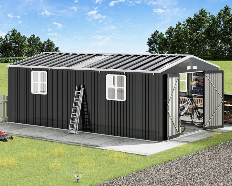 VanAcc 12x20 Storage Shed Review: Honest Pros & Cons 10 Image 1 of VanAcc 12x20 storage shed review
