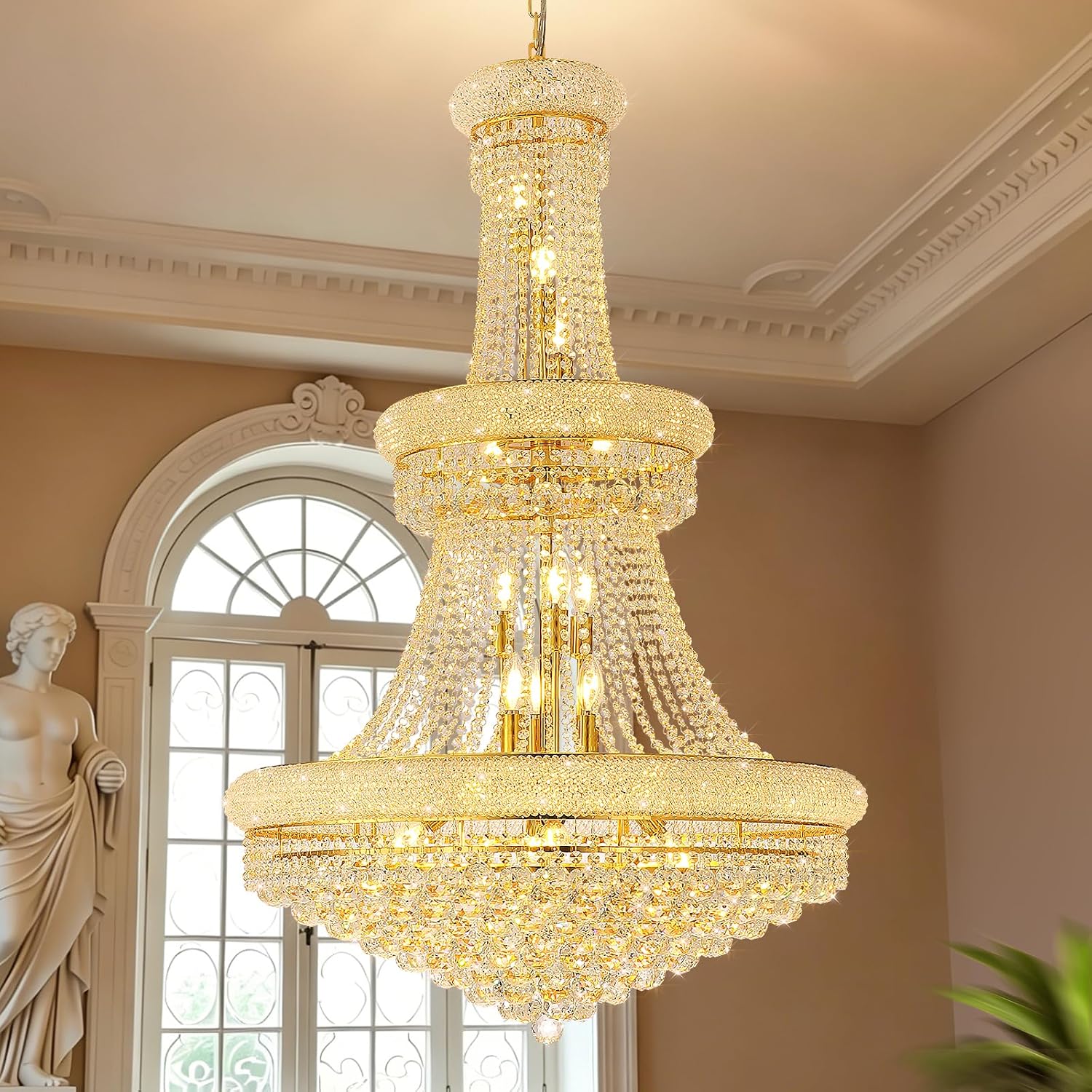 With Light Forward chandelier review unboxing — what is included in the package