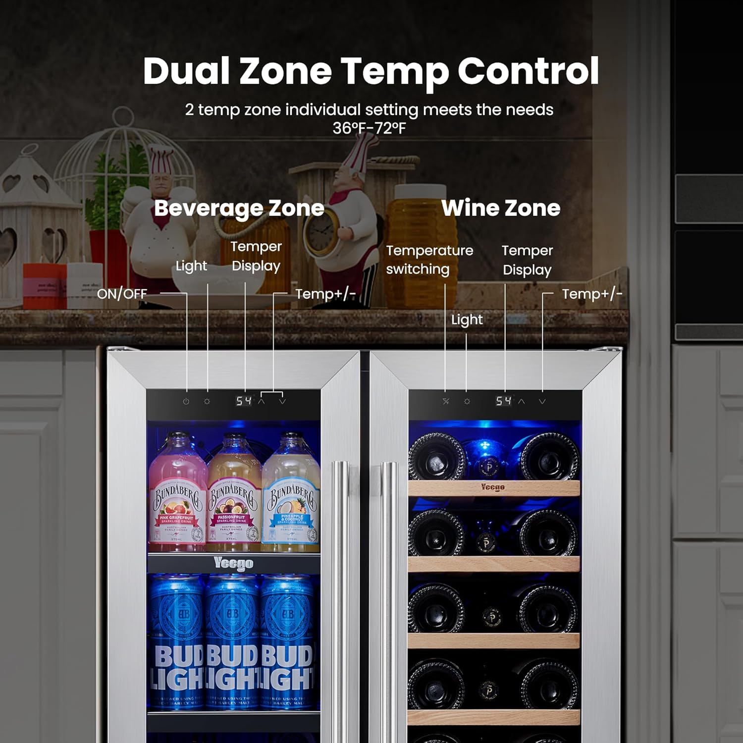 Yeego 24 Inch wine and beverage cooler review,Yeego wine cooler review and rating,is Yeego 24 inch beverage fridge worth buying,Yeego wine and beverage cooler review pros cons,Yeego dual zone wine cooler review honest opinion,Yeego 24 inch wine cooler review verdict compared against top alternatives