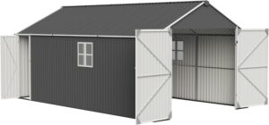Image 1 of ZMAD metal garage shed review