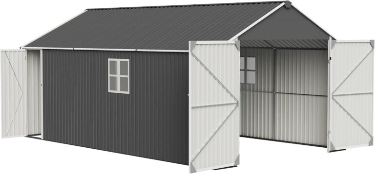 Image 1 of ZMAD metal garage shed review