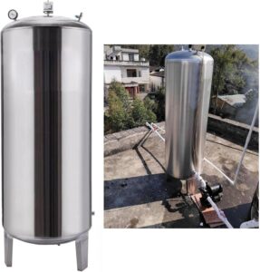 Image 1 of vertical stainless steel pressure tank review