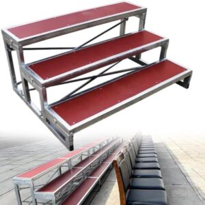 Image 1 of 3 level portable choir risers review