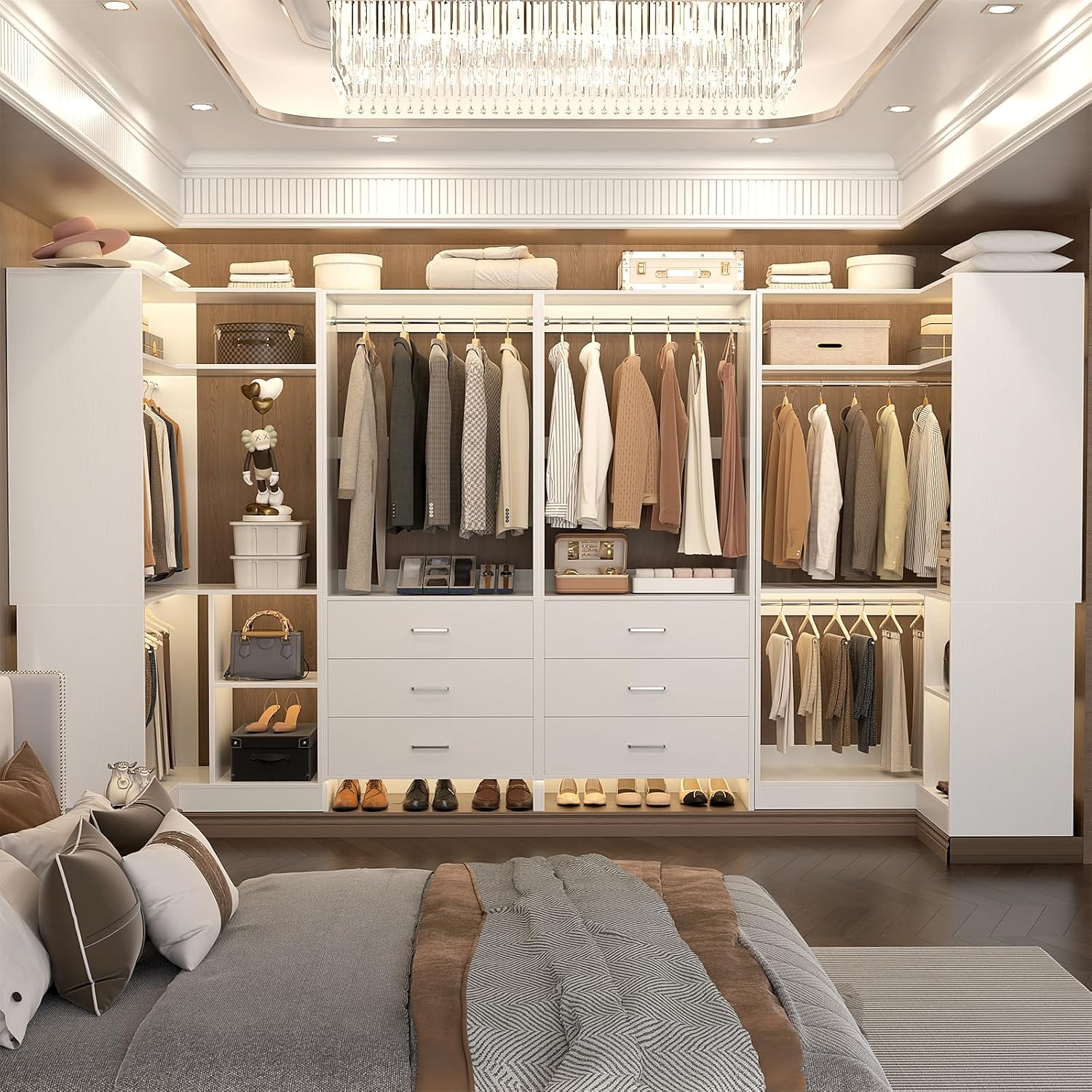 Setting up the Aheaplus closet system review for the first time
