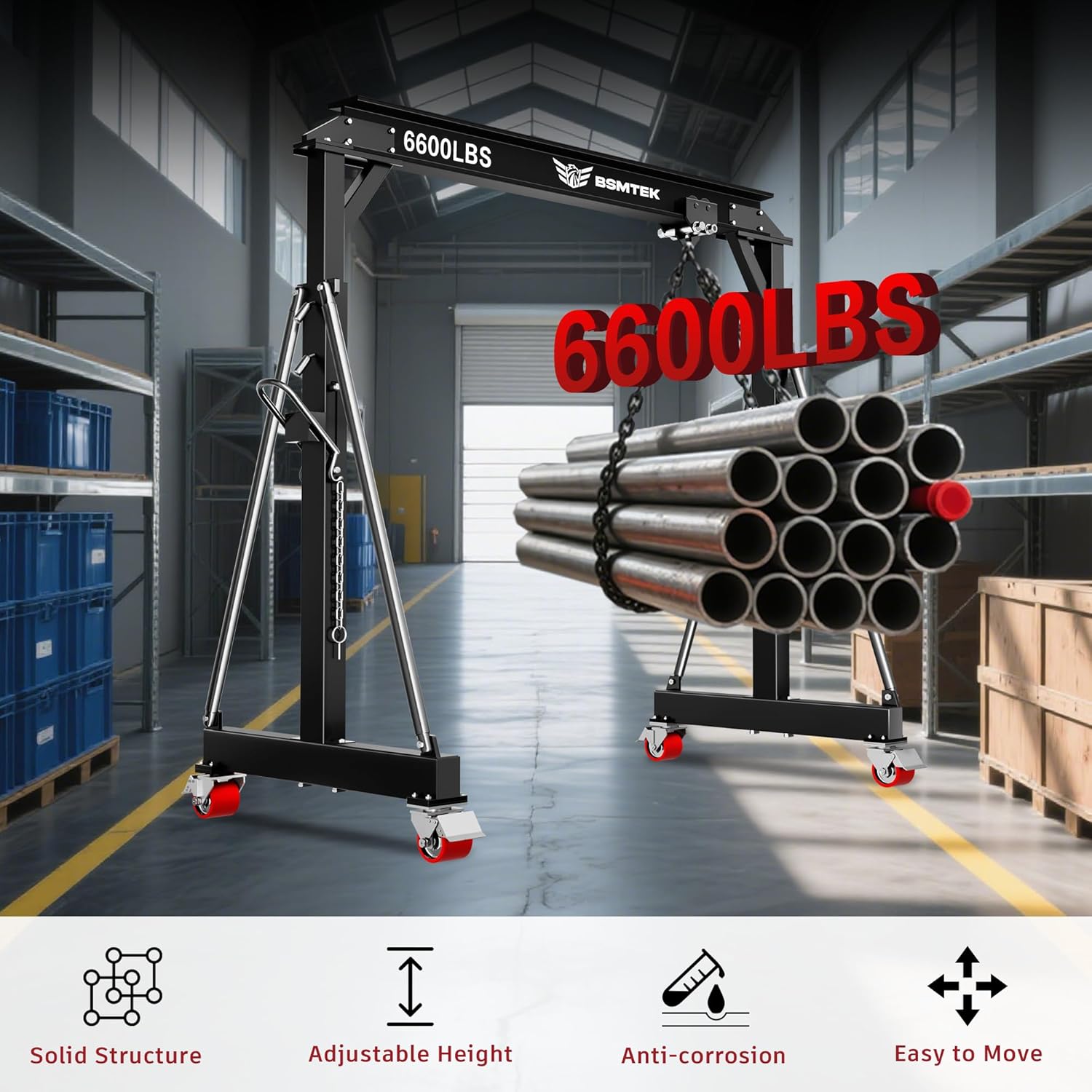 BSMTEK 3 ton gantry crane review after extended use — long-term performance