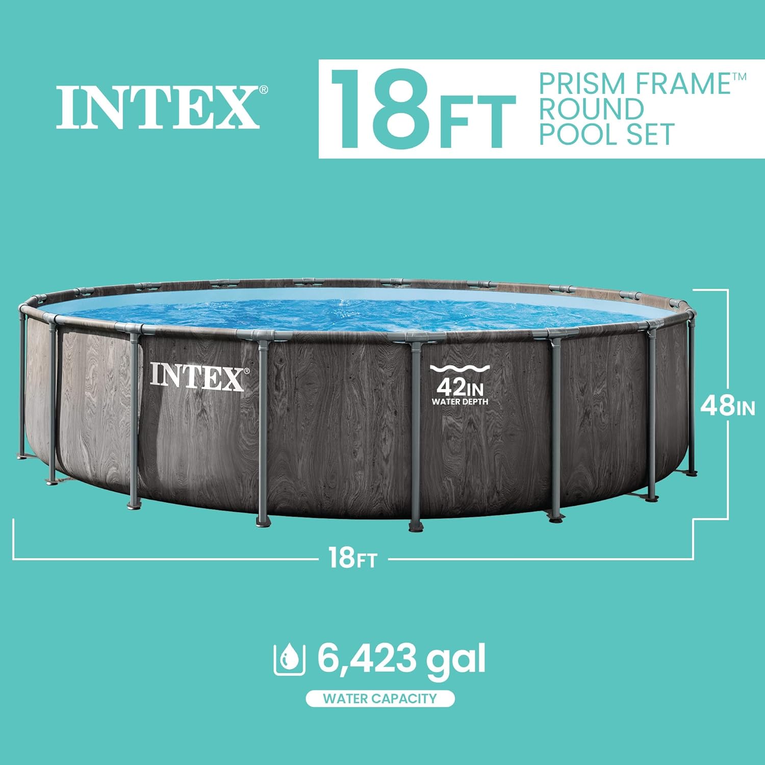 Intex Prism Frame pool review feature breakdown and specification detail