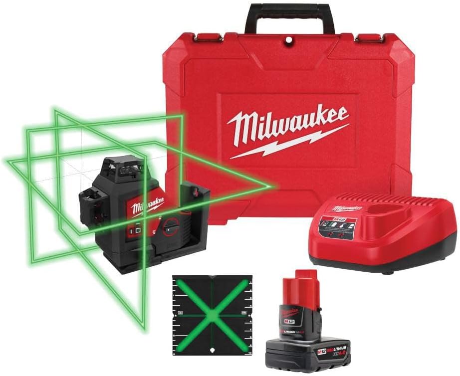 Milwaukee M12 green beam 360 review,Milwaukee M12 green beam 360 review and rating,is Milwaukee M12 green beam 360 worth buying,Milwaukee M12 green beam 360 review pros cons,Milwaukee M12 green beam 360 review honest opinion,Milwaukee M12 green beam 360 review verdict during hands-on performance testing