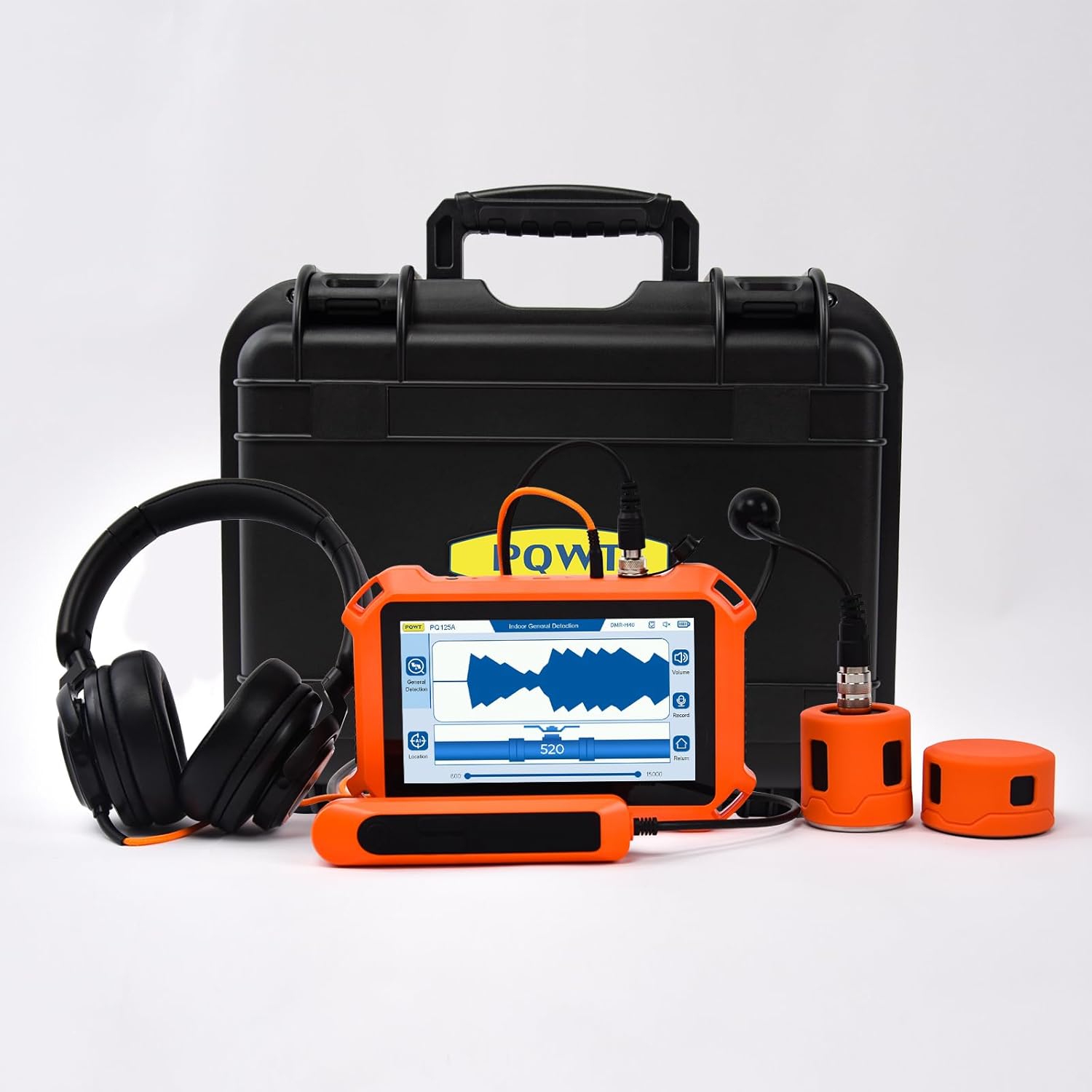 PQWT PQ125A water leak detector review — full box contents and build quality
