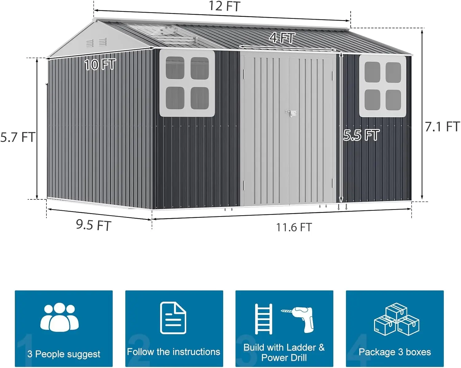 WELYAS metal storage shed review,WELYAS storage shed review and rating,is WELYAS shed worth buying,WELYAS metal shed review pros cons,WELYAS shed review honest opinion,WELYAS 12x10 shed review verdict setup process and initial configuration