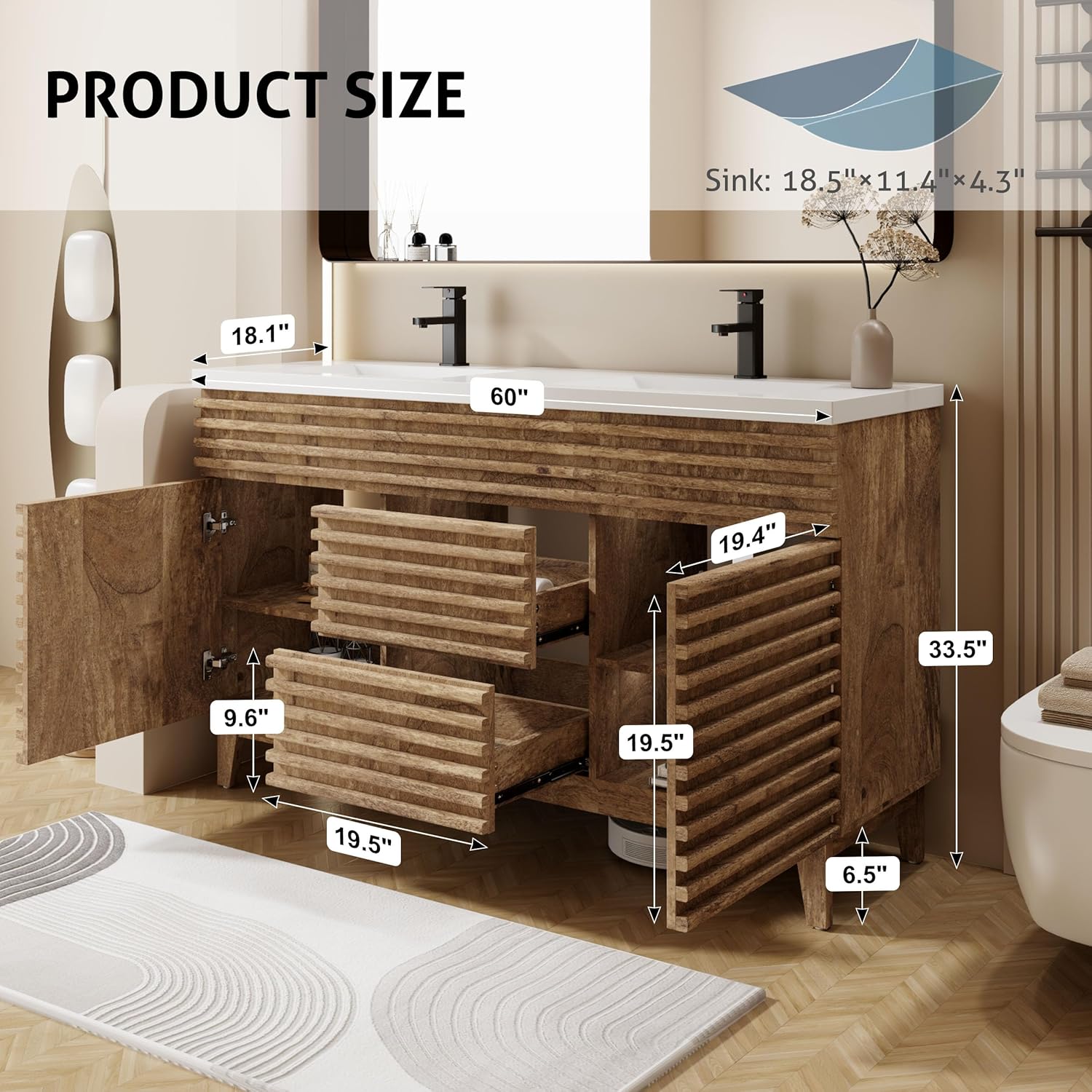 eclife 60 Bathroom Vanity Review: Honest Pros & Cons 2 eclife 60 bathroom vanity review,eclife vanity review and rating,is eclife 60 vanity worth buying,eclife bathroom vanity review pros cons,eclife vanity review honest opinion,eclife 60 vanity review verdict setup process and initial configuration