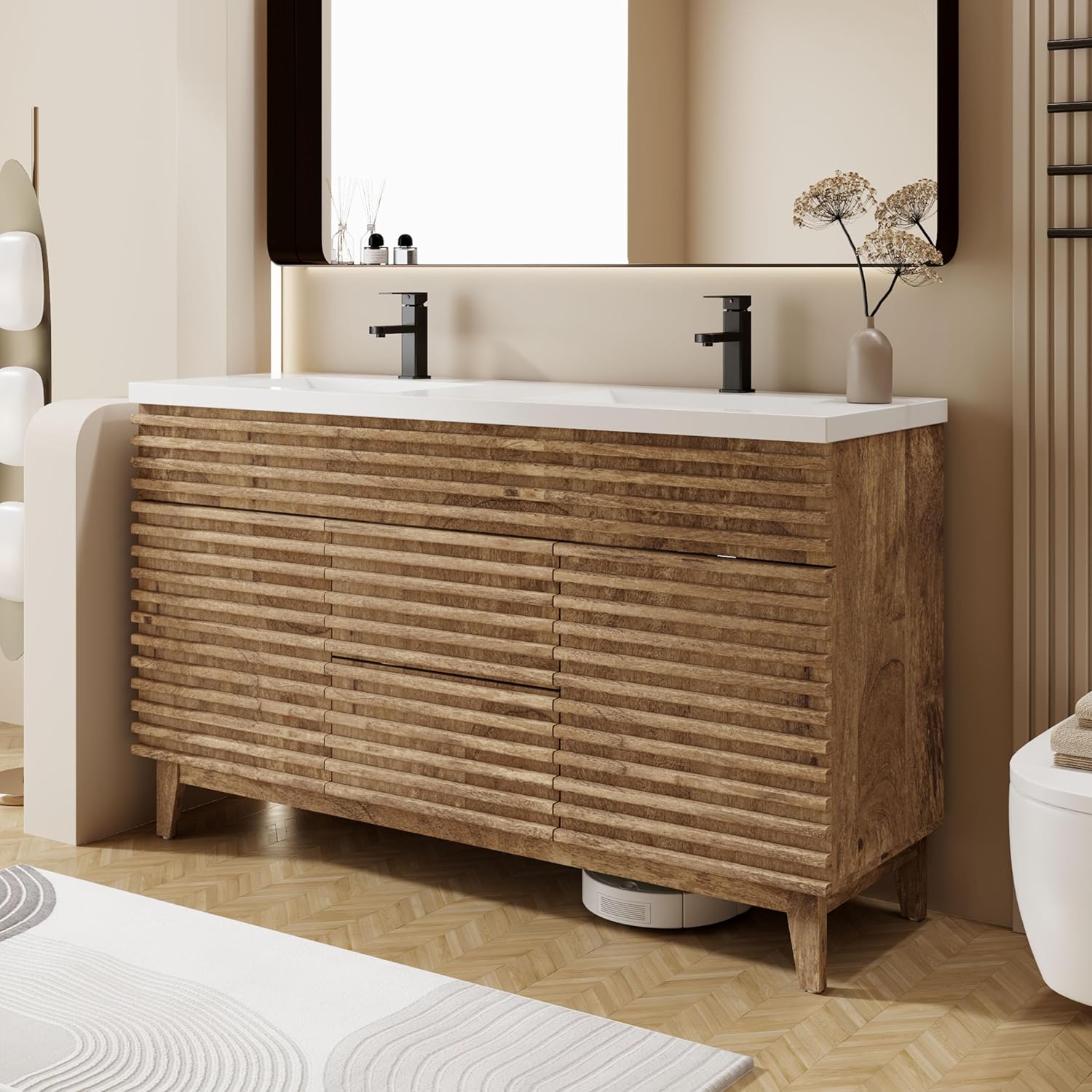 eclife 60 Bathroom Vanity Review: Honest Pros & Cons 3 eclife 60 bathroom vanity review,eclife vanity review and rating,is eclife 60 vanity worth buying,eclife bathroom vanity review pros cons,eclife vanity review honest opinion,eclife 60 vanity review verdict after weeks of real-world daily use