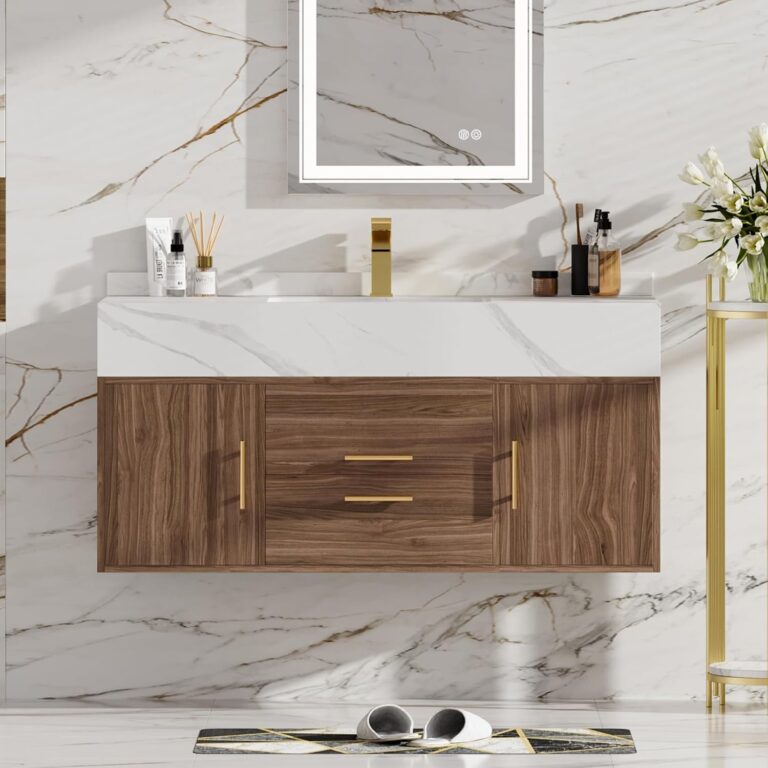 homary floating bathroom vanity review: Honest Pros & Cons 11 Image 1 of homary floating bathroom vanity review